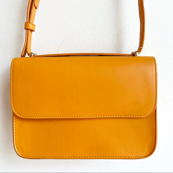 Forever 21 Handbags - Forever 21 Mustard Yellow Crossbody Bag